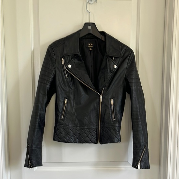 Ice Jackets & Blazers - Ice fashion moto vegan leather jacket size small